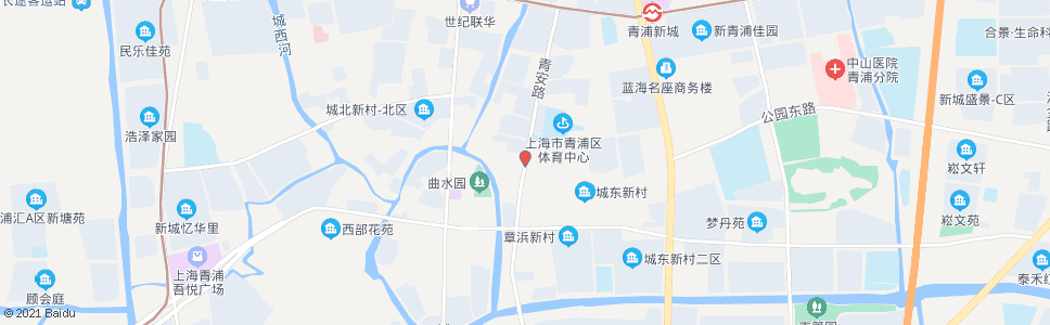 上海青安路医院路(中医院)_公交站地图_上海公交_妙搜公交查询2025