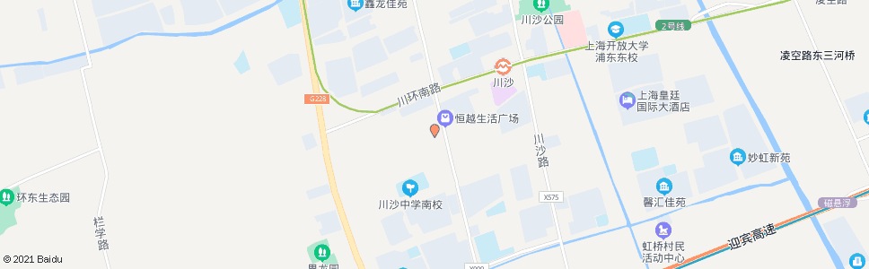 上海艳阳路翔川路_公交站地图_上海公交_妙搜公交查询2025