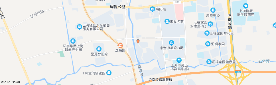 上海瑞浦路沈梅东路_公交站地图_上海公交_妙搜公交查询2025