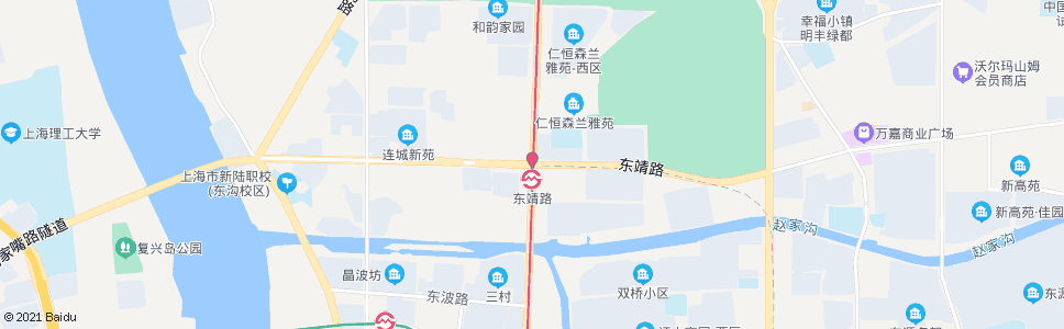 上海张杨北路东靖路_公交站地图_上海公交_妙搜公交查询2025