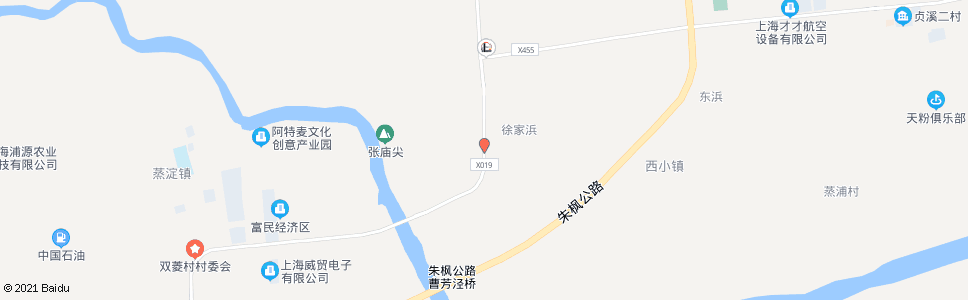 上海老朱枫公路茅练里村_公交站地图_上海公交_妙搜公交查询2024