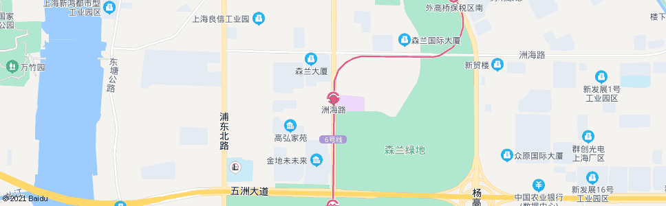 上海张杨北路洲海路_公交站地图_上海公交_妙搜公交查询2025