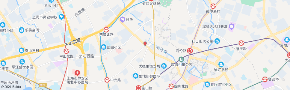 上海东宝兴路中兴路_公交站地图_上海公交_妙搜公交查询2024