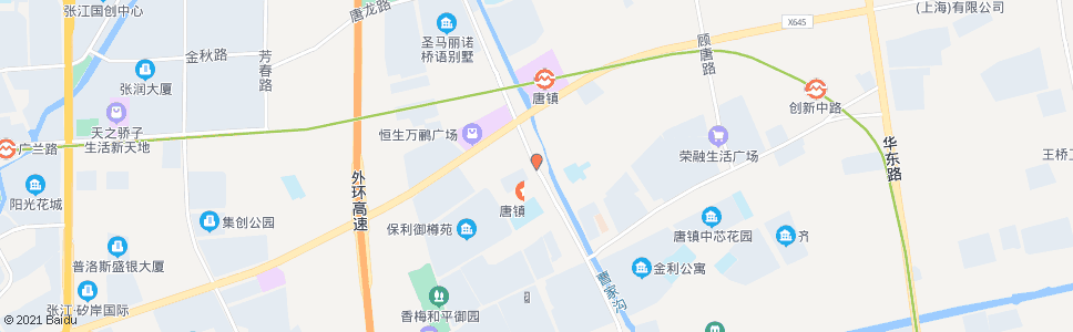 上海唐镇路唐陆路_公交站地图_上海公交_妙搜公交查询2024