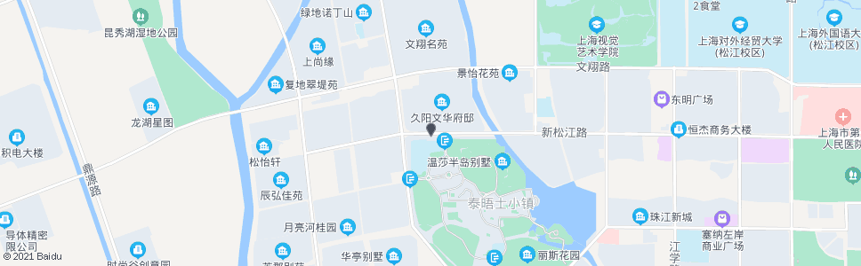 上海新松江路三新路_公交站地图_上海公交_妙搜公交查询2025