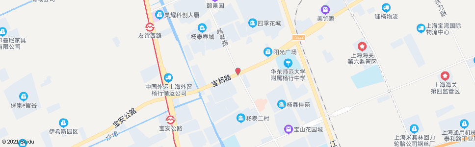 上海杨泰路宝杨路_公交站地图_上海公交_妙搜公交查询2025