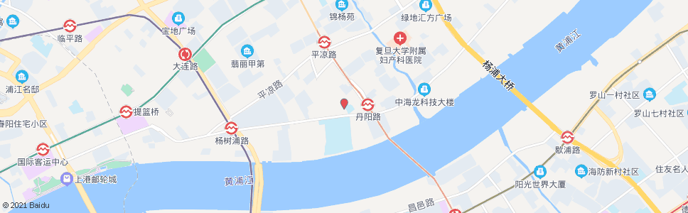 上海怀德路杨树浦路_公交站地图_上海公交_妙搜公交查询2024