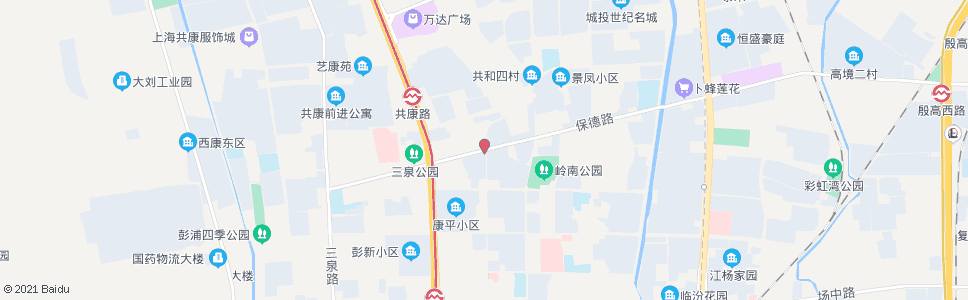 上海保德路平顺路_公交站地图_上海公交_妙搜公交查询2025