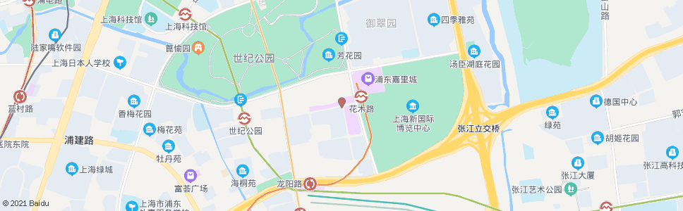 上海梅花路石楠路_公交站地图_上海公交_妙搜公交查询2025