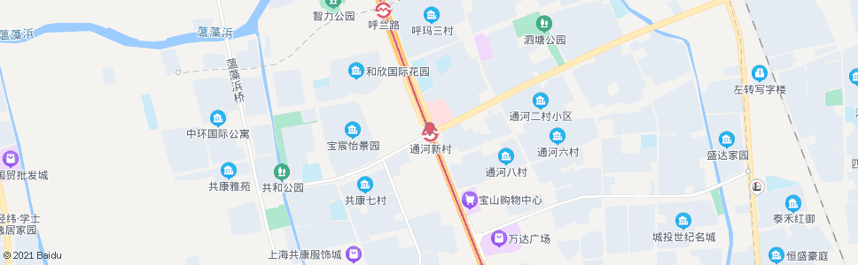 上海长江西路共和新路_公交站地图_上海公交_妙搜公交查询2025