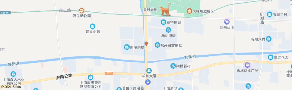 上海南六公路(枫丹白露)_公交站地图_上海公交_妙搜公交查询2025