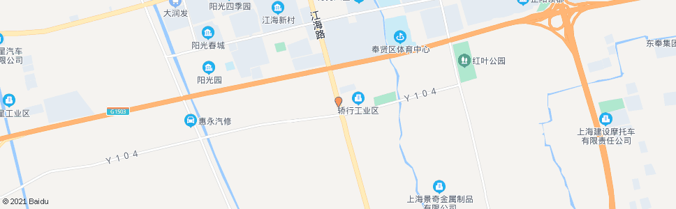 上海江海路南庄公路_公交站地图_上海公交_妙搜公交查询2024