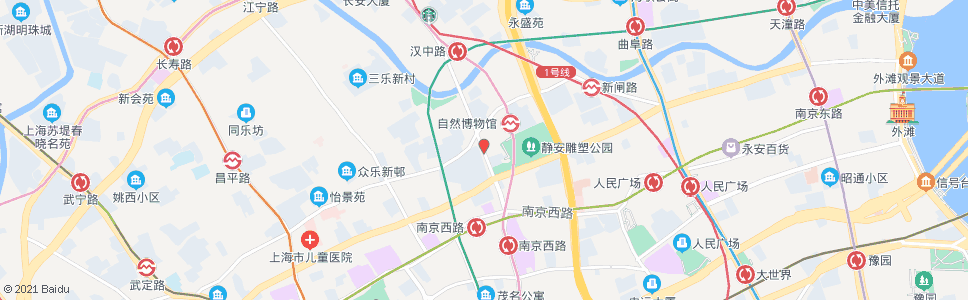 上海石门二路山海关路_公交站地图_上海公交_妙搜公交查询2025