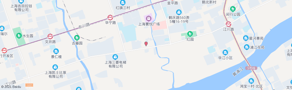 上海江川东路(招呼站)_公交站地图_上海公交_妙搜公交查询2024