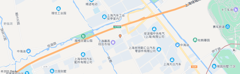 上海嘉安公路百安公路_公交站地图_上海公交_妙搜公交查询2025