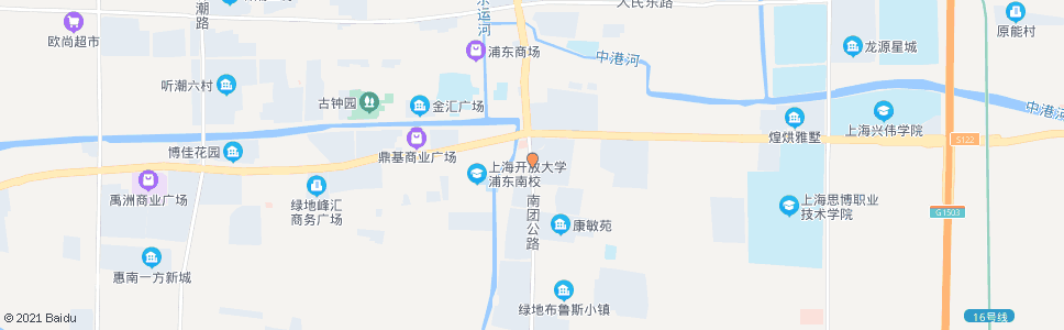 上海南团公路_公交站地图_上海公交_妙搜公交查询2025