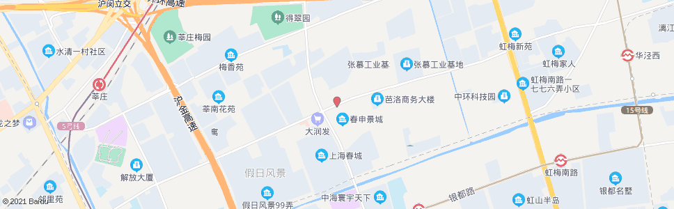 上海春申路莲花南路_公交站地图_上海公交_妙搜公交查询2025