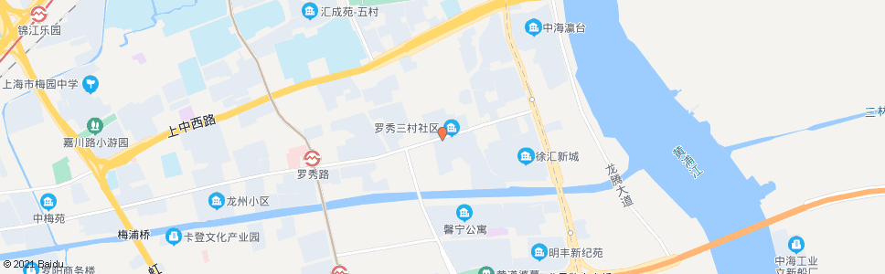 上海罗秀路龙川路_公交站地图_上海公交_妙搜公交查询2025