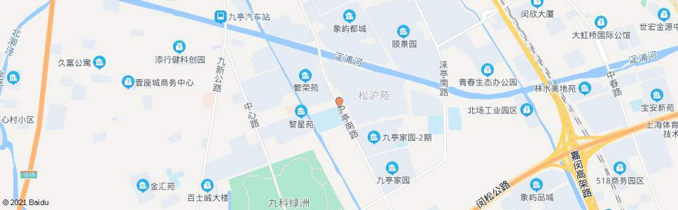 上海易富路沪亭南路_公交站地图_上海公交_妙搜公交查询2025