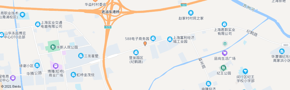 上海纪鹤公路鹫山村_公交站地图_上海公交_妙搜公交查询2025