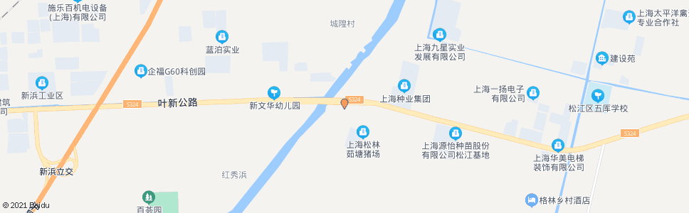 上海茹塘公路叶新公路_公交站地图_上海公交_妙搜公交查询2025