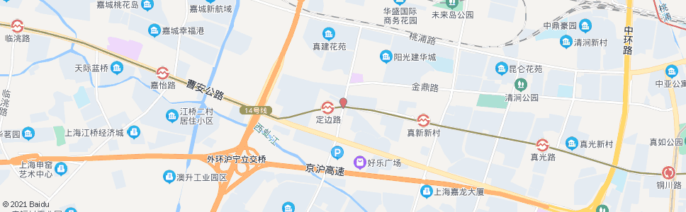 上海定边路铜川路_公交站地图_上海公交_妙搜公交查询2025