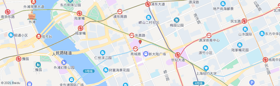 上海南泉北路世纪大道_公交站地图_上海公交_妙搜公交查询2025