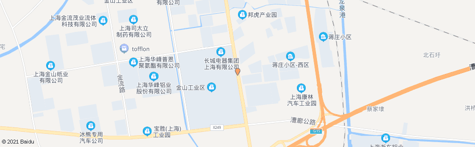 上海蒋庄路亭卫公路_公交站地图_上海公交_妙搜公交查询2025