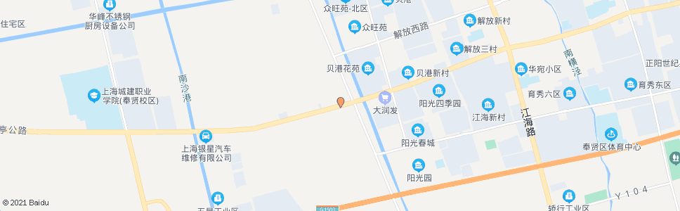 上海南亭公路五星路(招呼站)_公交站地图_上海公交_妙搜公交查询2024