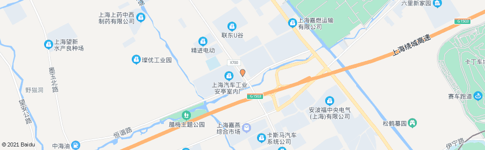 上海百安公路恒谐路_公交站地图_上海公交_妙搜公交查询2025