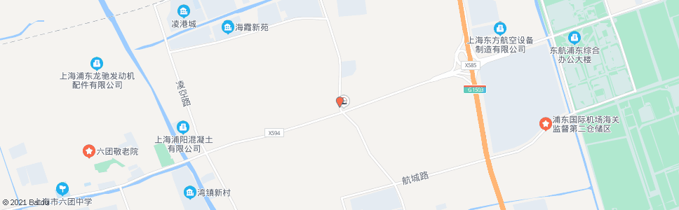 上海川南奉公路川六公路_公交站地图_上海公交_妙搜公交查询2025