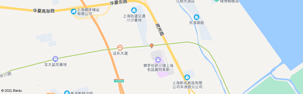 上海华洲路沙泥路_公交站地图_上海公交_妙搜公交查询2024