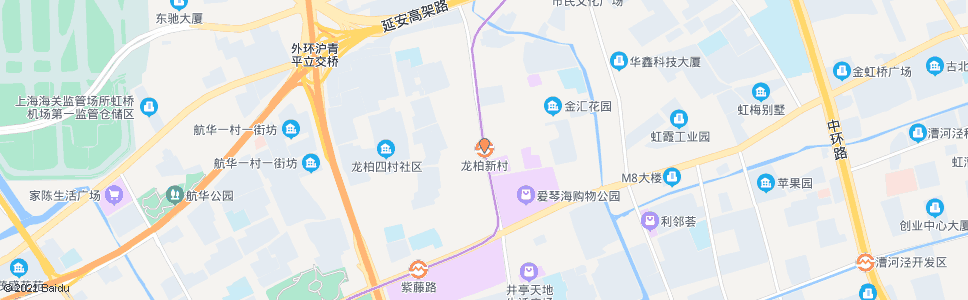 上海绿苑路红松路(龙柏新村)_公交站地图_上海公交_妙搜公交查询2025