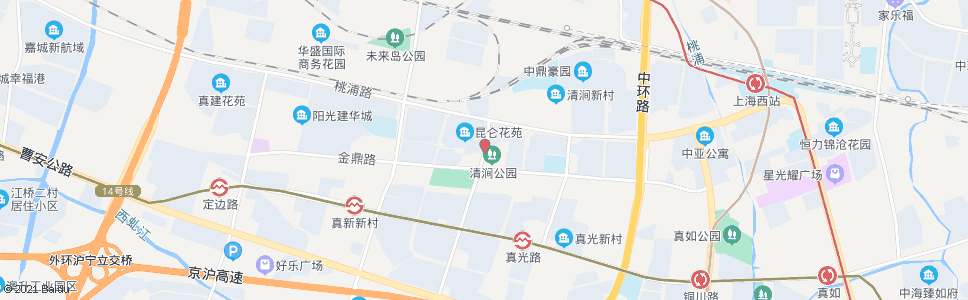 上海万镇路桃浦路_公交站地图_上海公交_妙搜公交查询2025