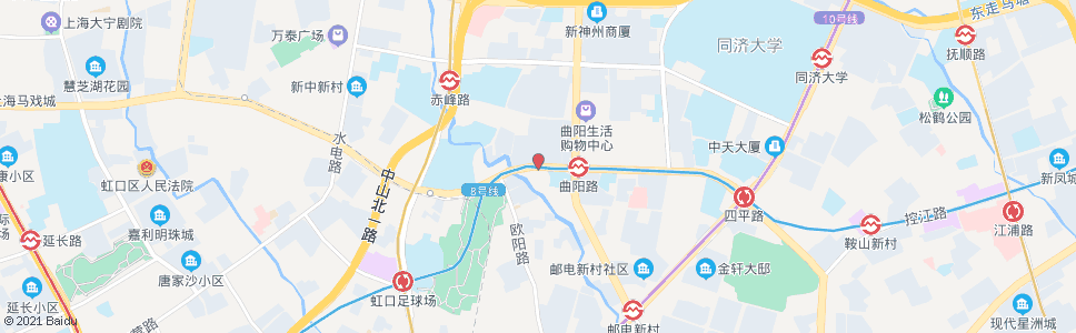 上海大连西路曲阳路_公交站地图_上海公交_妙搜公交查询2025