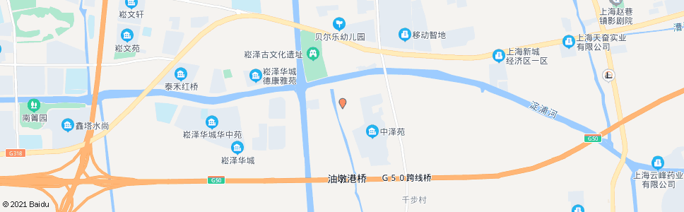 上海沪青平公路中泽路(崧泽)_公交站地图_上海公交_妙搜公交查询2024