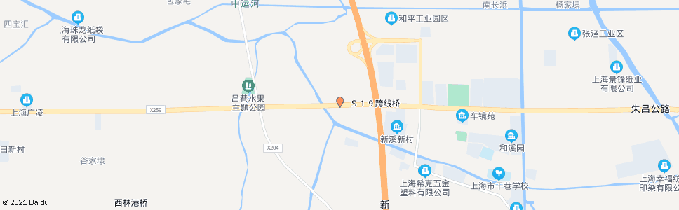 上海朱吕公路_公交站地图_上海公交_妙搜公交查询2025