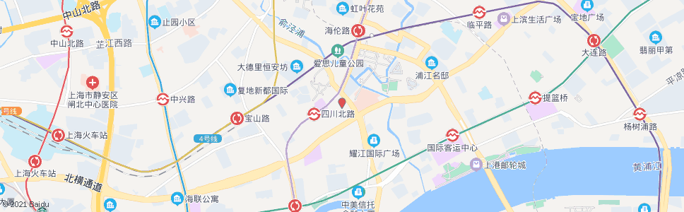 上海武进路吴淞路_公交站地图_上海公交_妙搜公交查询2025