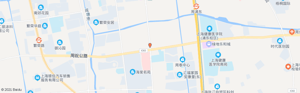 上海周园路周祝公路_公交站地图_上海公交_妙搜公交查询2025