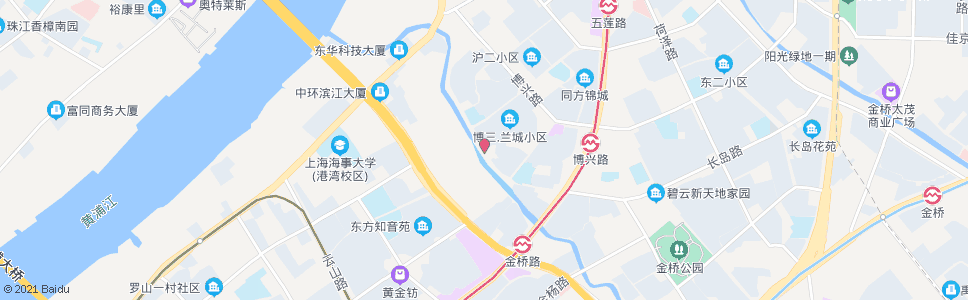 上海长岛路兰城路_公交站地图_上海公交_妙搜公交查询2025