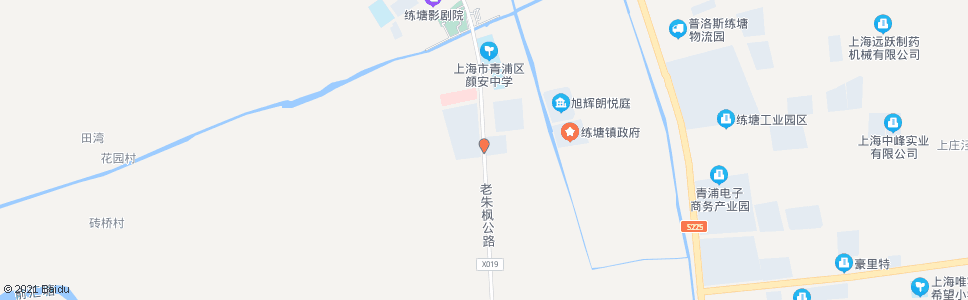 上海老朱枫公路练塘_公交站地图_上海公交_妙搜公交查询2025