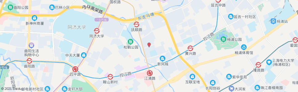 上海江浦路延吉西路_公交站地图_上海公交_妙搜公交查询2024