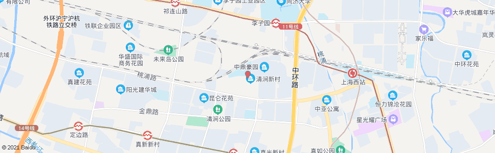 上海清涧路高陵路_公交站地图_上海公交_妙搜公交查询2025