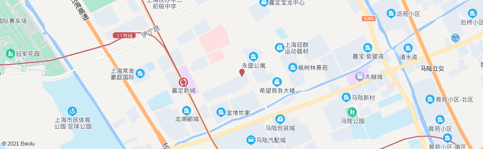 上海双单路永盛路_公交站地图_上海公交_妙搜公交查询2025