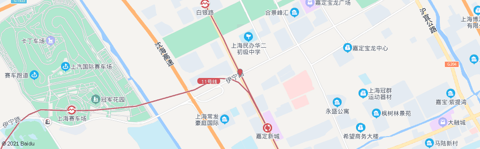 上海胜辛路伊宁路_公交站地图_上海公交_妙搜公交查询2024