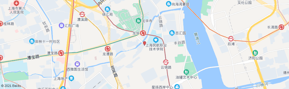 上海龙华西路龙恒路_公交站地图_上海公交_妙搜公交查询2025