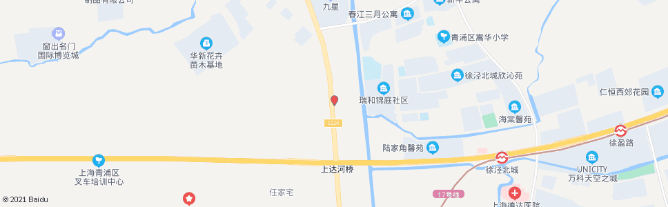 上海嘉松中路白马塘_公交站地图_上海公交_妙搜公交查询2025