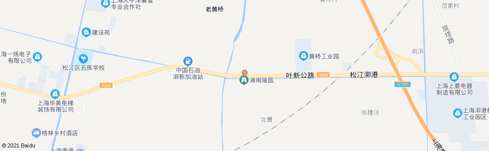 上海叶新公路六里庵公路(招呼站)_公交站地图_上海公交_妙搜公交查询2024