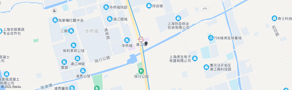 上海浦星公路陈行公路_公交站地图_上海公交_妙搜公交查询2025