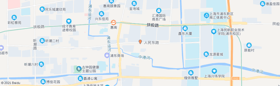 上海人民东路靖海路(招呼站)_公交站地图_上海公交_妙搜公交查询2025